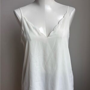 Elegant White Camisole Top